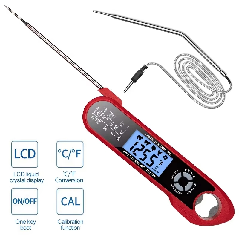 肉用温度計デュアルプローブデジタルキッチン調理用温度計肉食品 - Thermometer Digital のレビューと価格