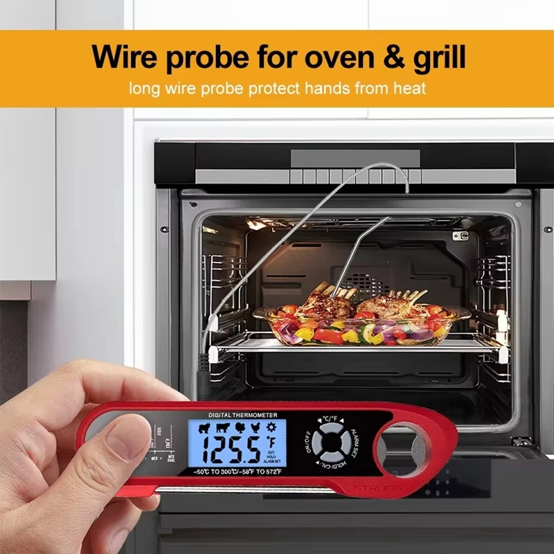 肉用温度計デュアルプローブデジタルキッチン調理用温度計肉食品 - Thermometer Digital のレビューと価格