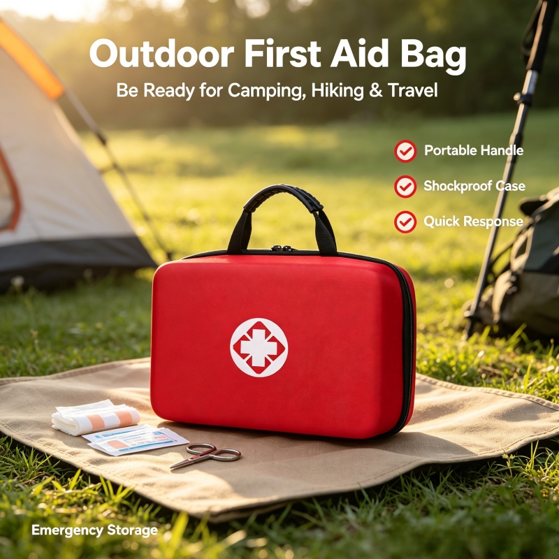 ポータブルハードシェル救急キット、EVA緊急医療収納バッグ、 - First Aid Kit のレビューと価格