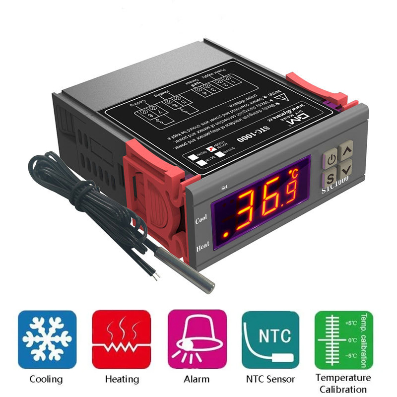STC-1000デジタル温度コントローラーサーモスタット温度 - Lab Incubator のレビューと価格